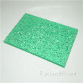 Carte de particules de PC vert 2 mm Green